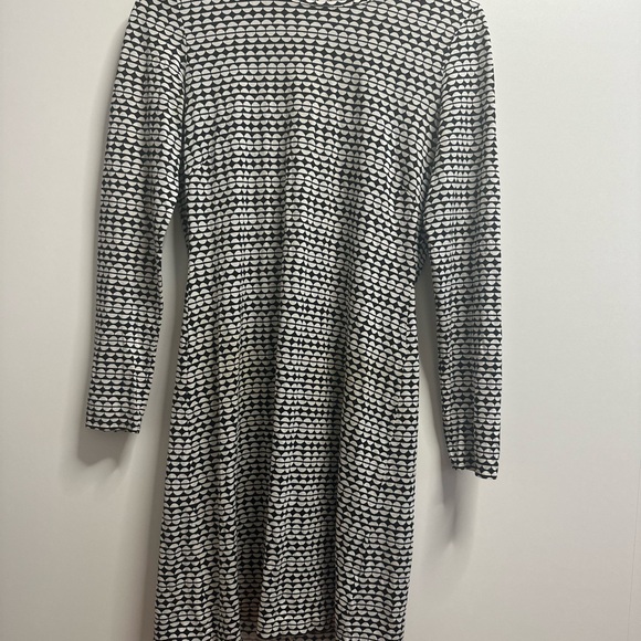 Banana Republic Monochrome Long Sleeve Dress - Picture 2 of 6